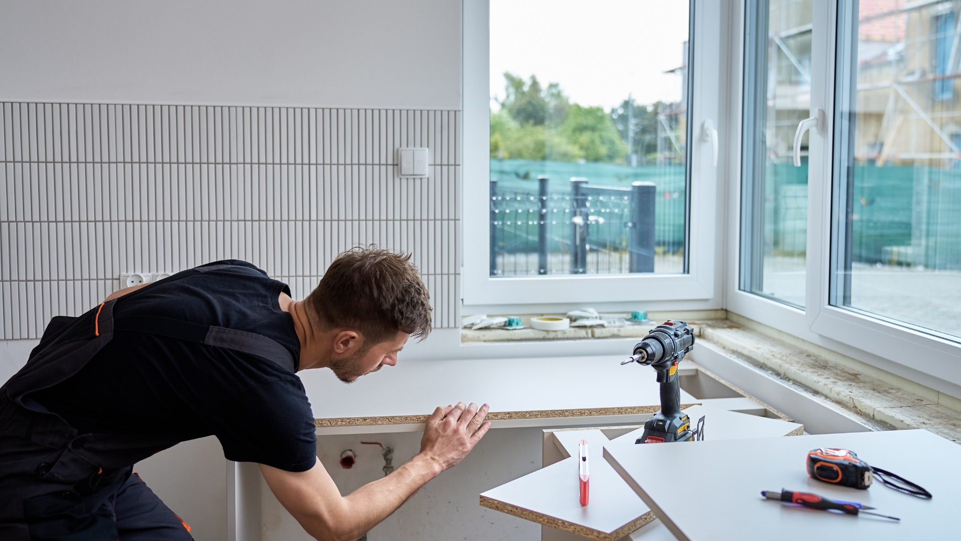 Kitchen remodeling involves changing the layout of the space